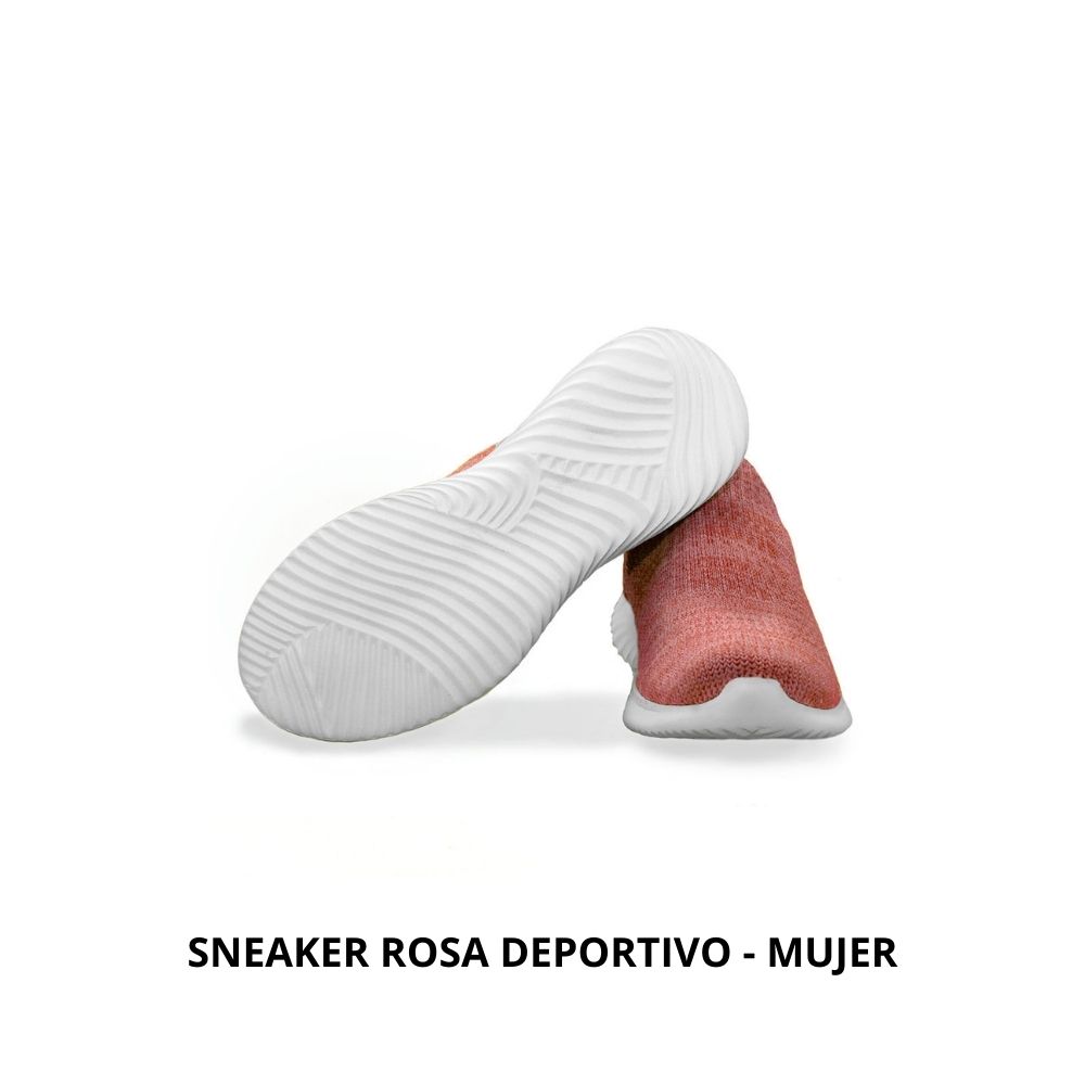 SNEAKER ROSA DEPORTIVO – MUJER 3 SNEAKER ROSA DEPORTIVO – MUJER - Imagen 3