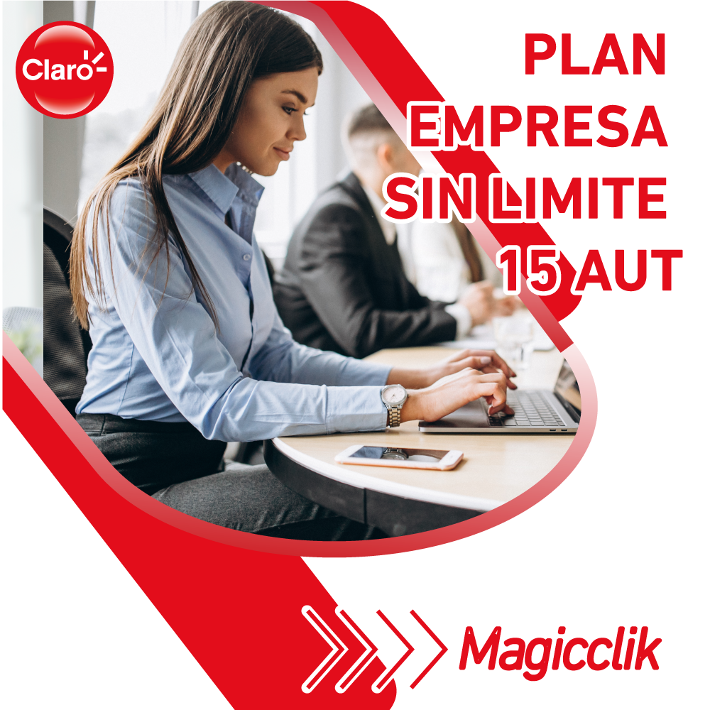 PLAN EMPRESA SIN LÍMITE 15 AUT | CLARO